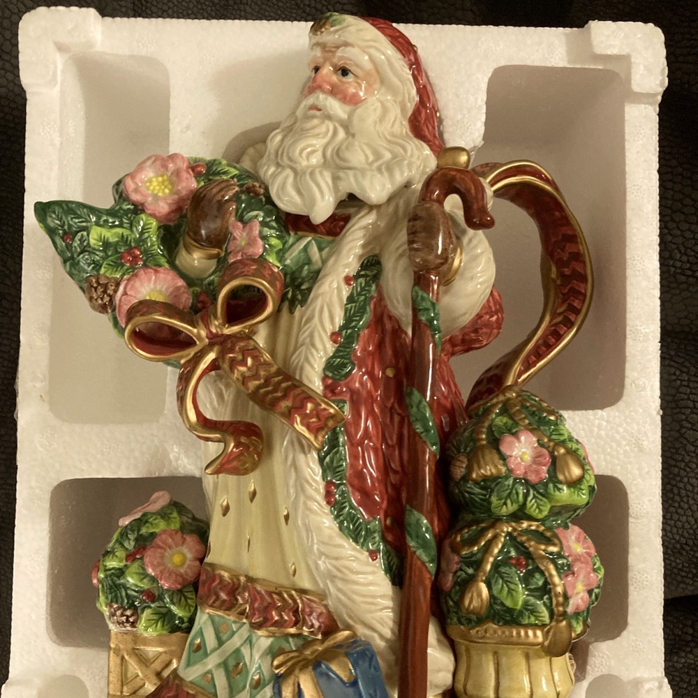 Fitz & Floyd Santa Pitcher